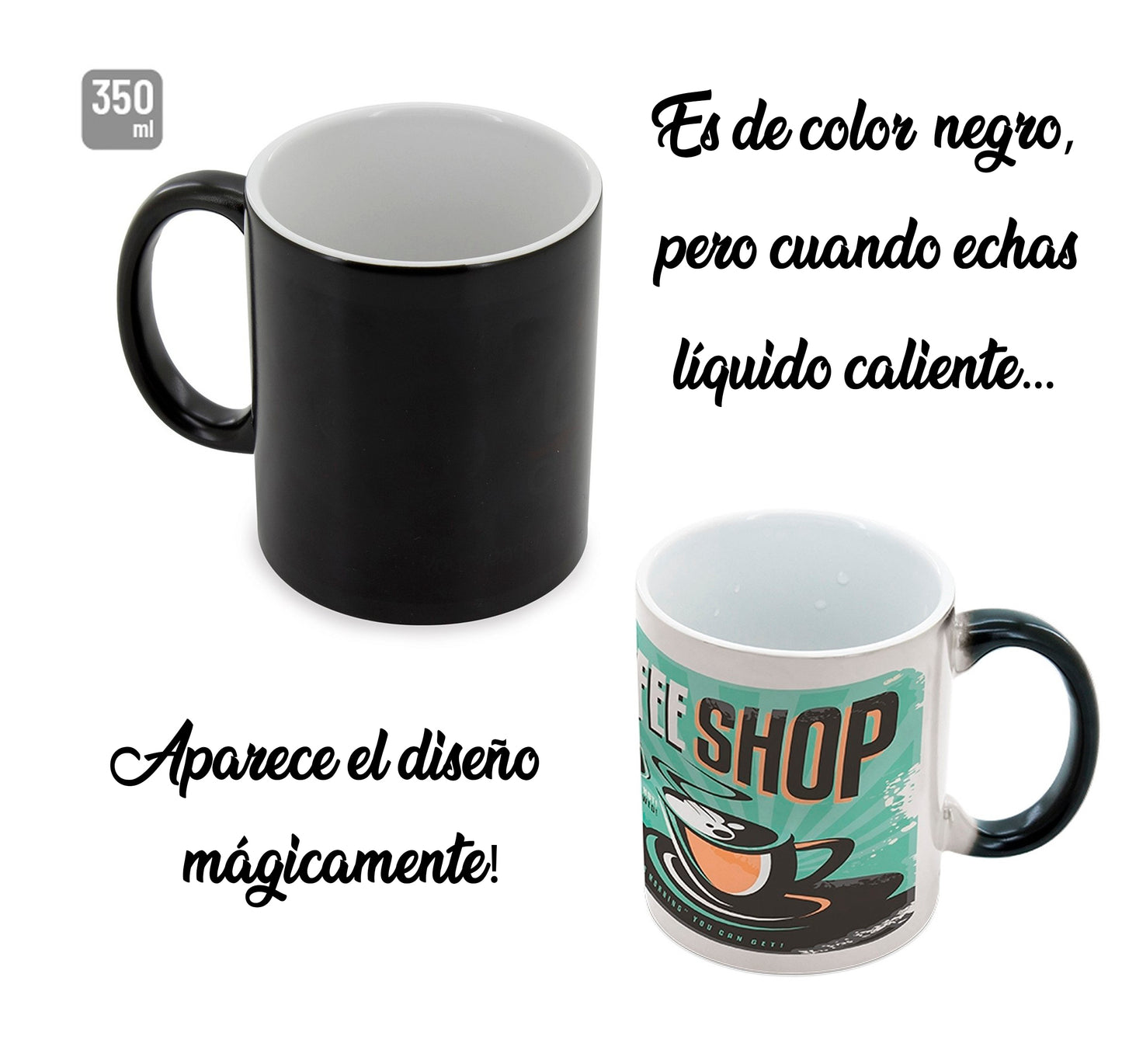 Taza mágica personalizada