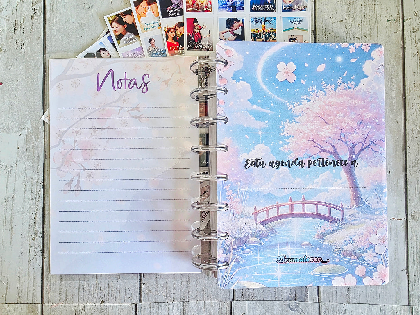 Modelo "Lluvia". Agenda para Doramas (By Dramalover._.)