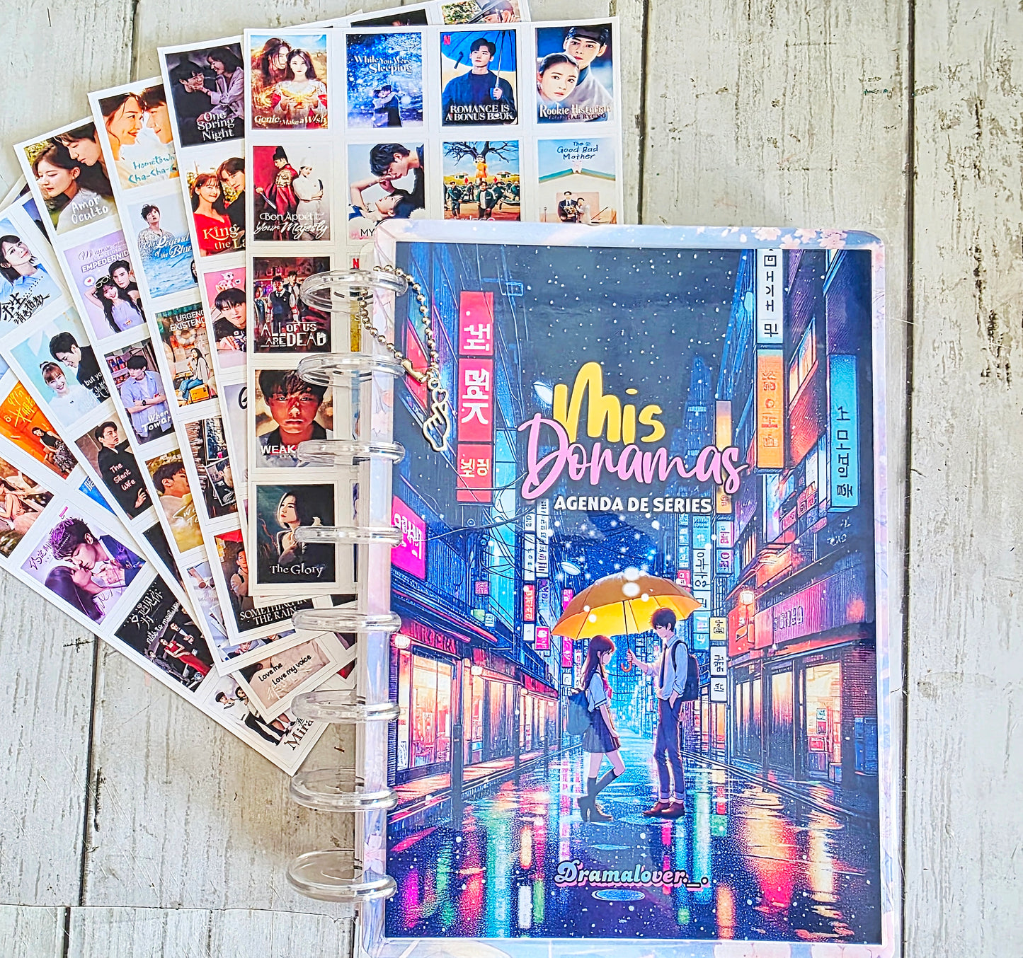 Modelo "Lluvia". Agenda para Doramas (By Dramalover._.)